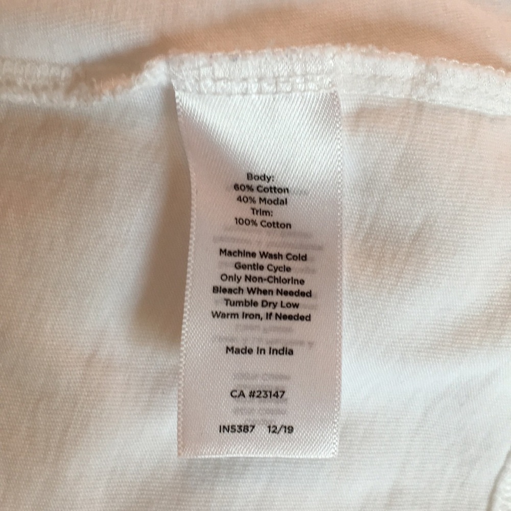 TALBOTS | EYELET CUFF TEE Solid White - image 12